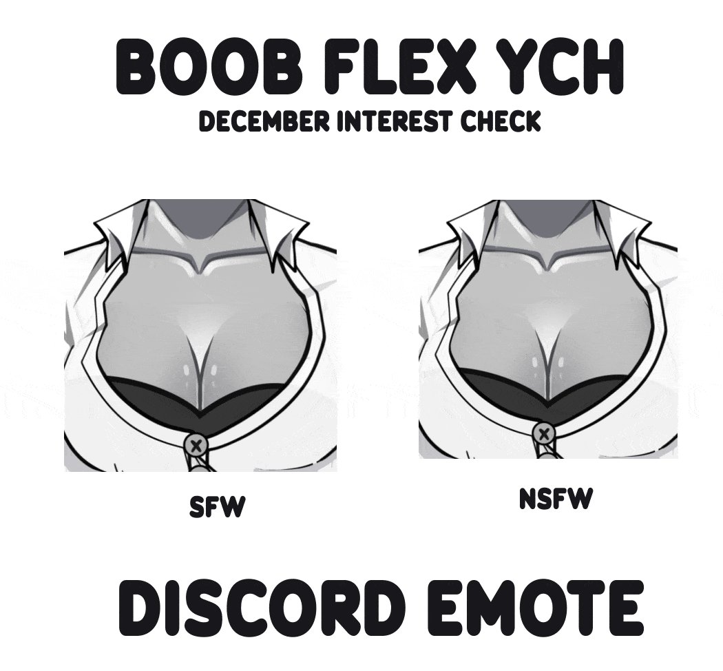 Ben on X: BOOB FLEX interest check [ For december ] -basically a female  version of pec flex. you know the drill: ⭐️comment (o)(o)- if youre  interested and / or drop a