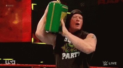 Happy Birthday Here s a gif of Brock Lesnar who s also celebrating a birthday today. 