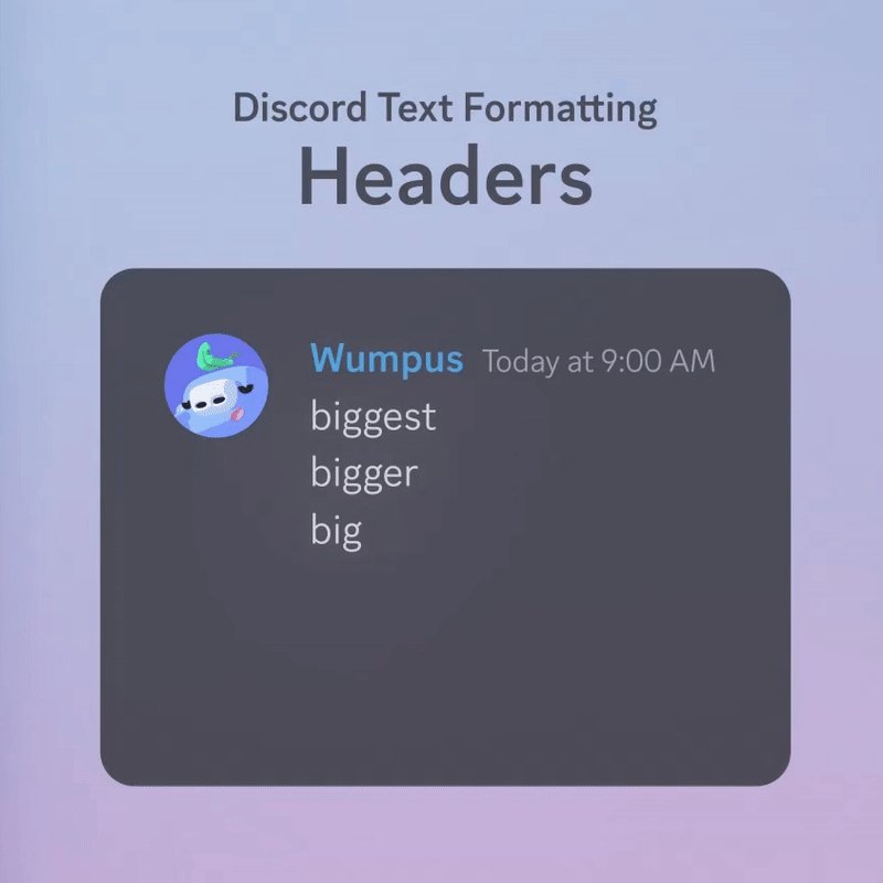 discord formatter