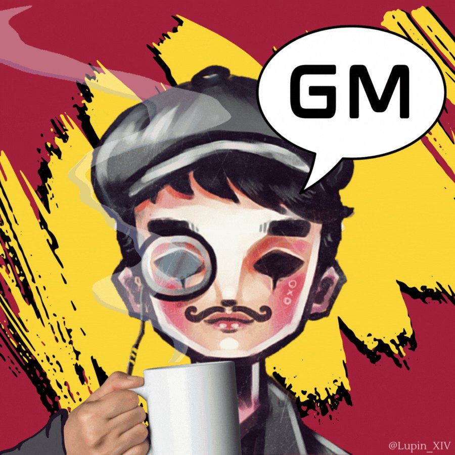 Lupin_XIV 🎩 on Twitter: “GM! A hot mug of coffee goes well with a cold