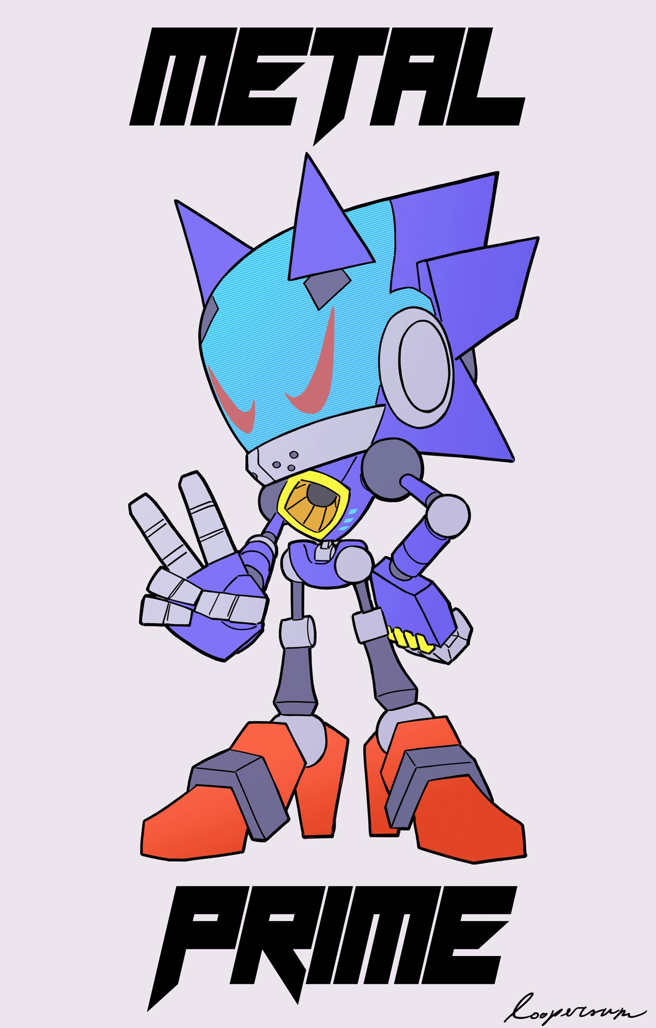 Loopersum (COMMS OPEN) on X: Metal Sonic Prime 📺