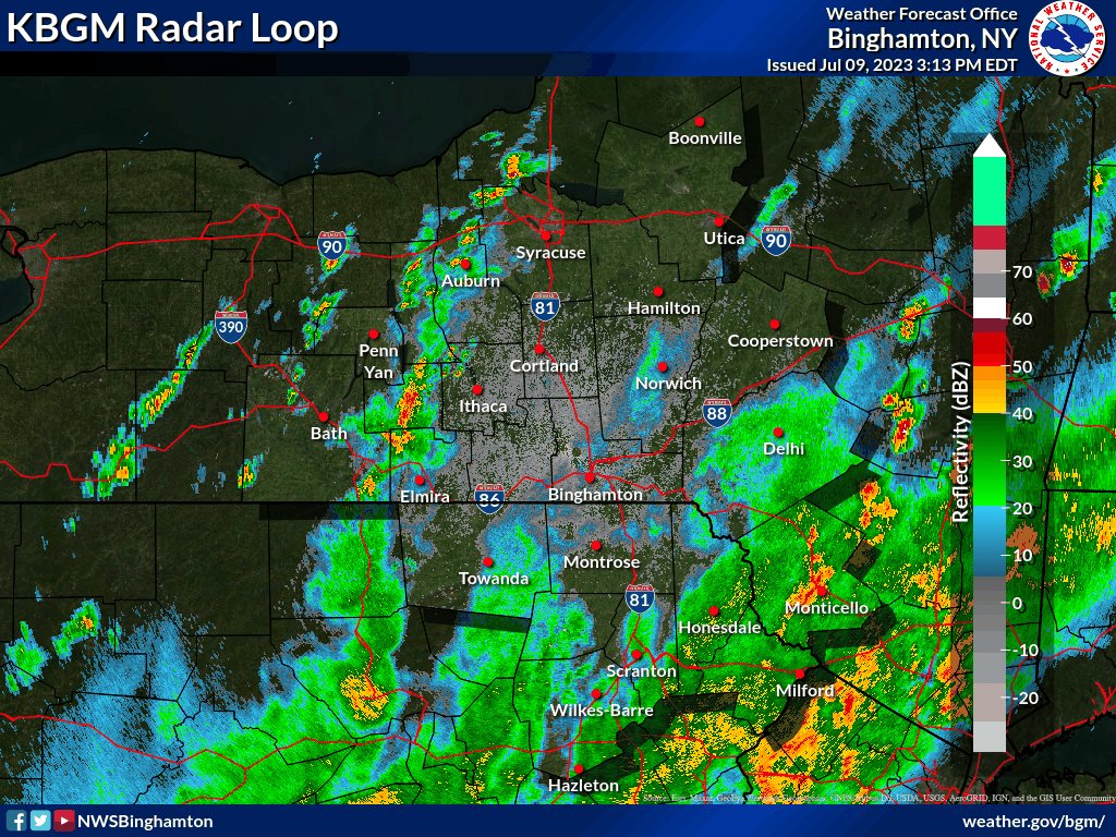 NWS Binghamton on Twitter "Moderate to locally heavy rainfall 🌧️ is
