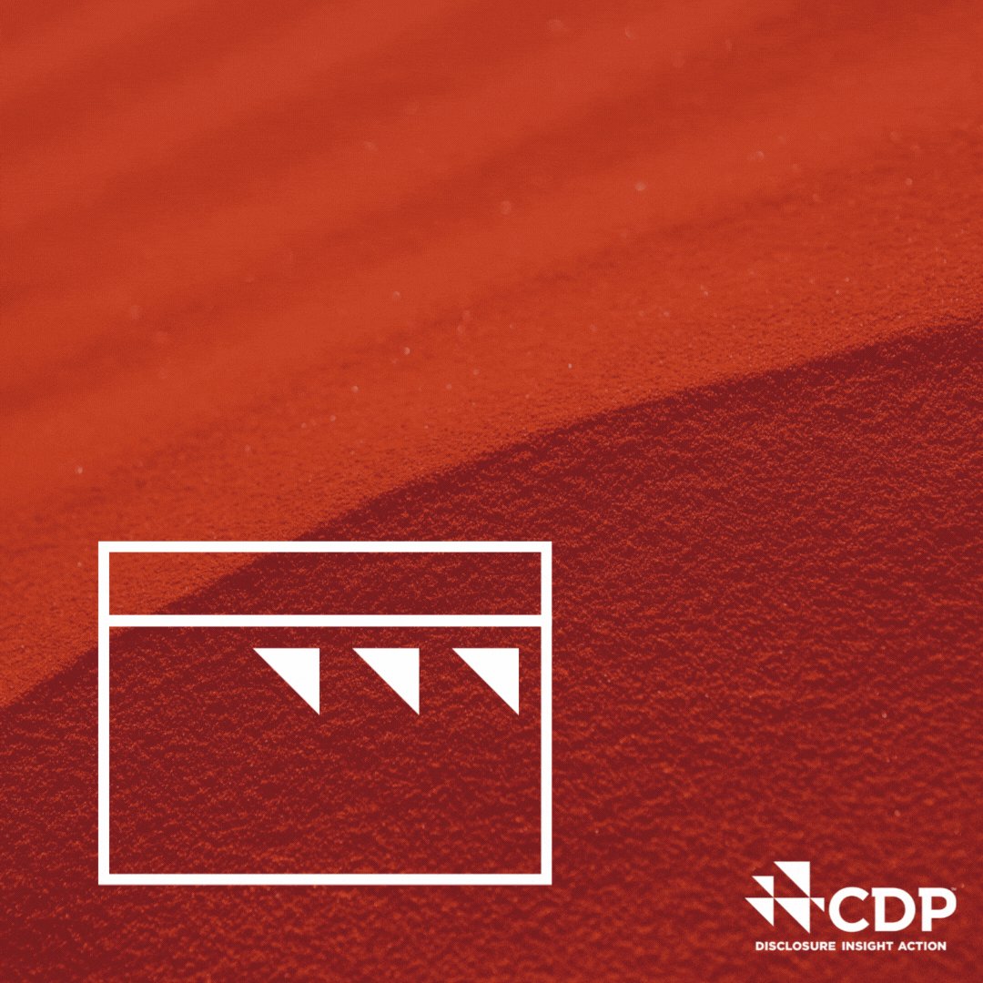 CDP on Twitter "The deadline for companies disclosing through CDP and