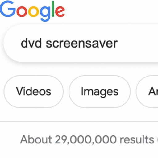 google dvd screensaver