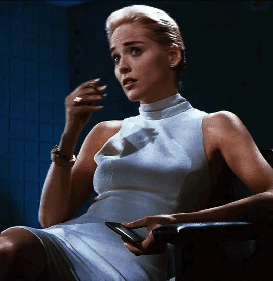Basic Instinct Leg Cross Gif