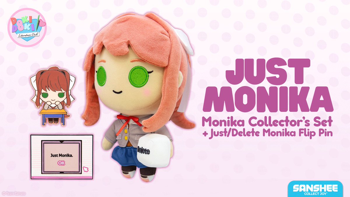 Doki Doki Literature Club - Monika 10 Collector's Plush Toy 💚