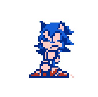 Sonic 1 TTS Prototype sprite recreation by Skele00 on Newgrounds