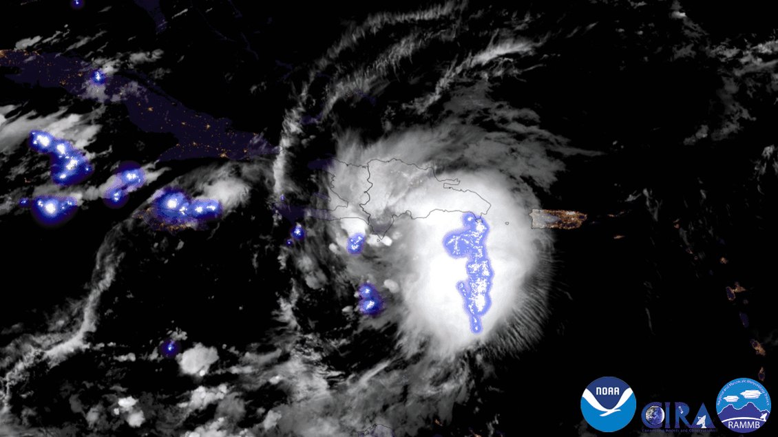 Tropical Storm Franklin makes landfall in the Dominican Republic