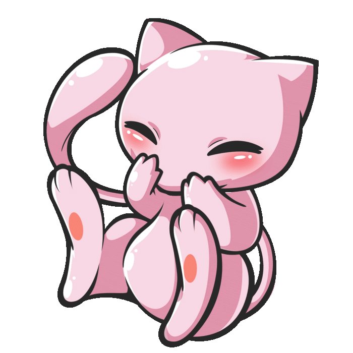 XO 🌸 on X: "Free to Use - Mew Animated Emote I hope you\