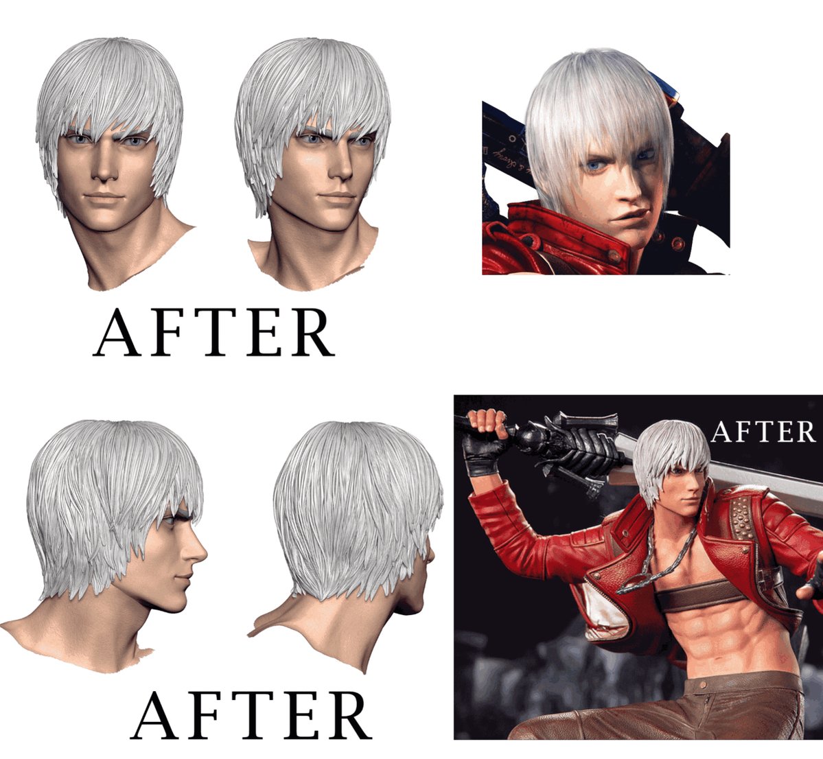 First 4 Figures - DMC fans - opinion requested on updated Dante head!