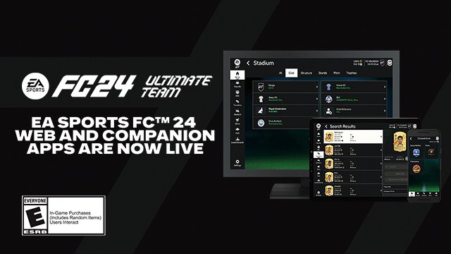 Web App for EA Sports FC 24 is now Live