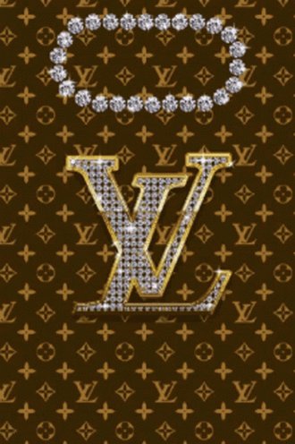 Gold Louis Vuitton Supreme Logo HD wallpaper