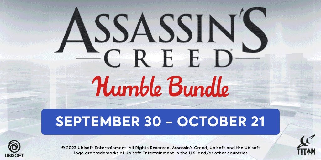 ComicsTitan on X: Reminder! You have until October 21 to get your hands on  the Assassin's Creed MEGA BOOK @humble bundle! LINK:    / X