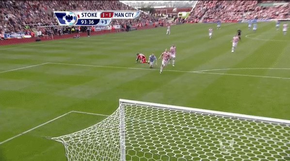 Happy birthday Ryan Shawcross. One of the best last touches of any Stoke matches. 