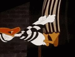 Donald Duck Jail GIF