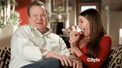 Excited Modern Family GIF