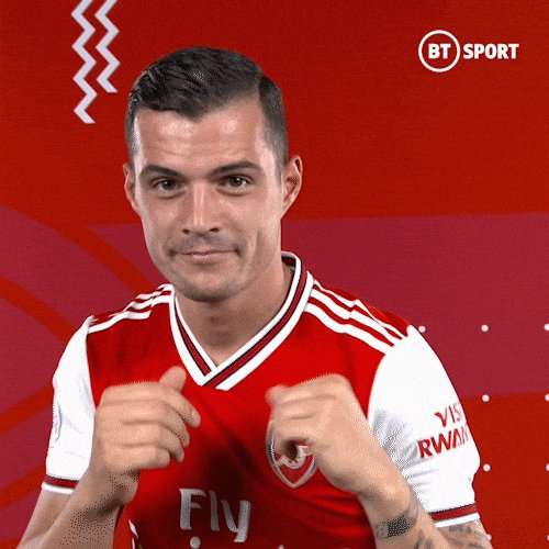  Wishing a Happy birthday to our Swiss midfielder Granit Xhaka.
Hopefully, his injury isn\t that bad.  