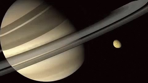 Gif Saturn Planet GIF