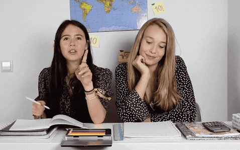 friends writing GIF by Girl...