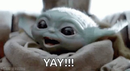 Baby Yoda Baby Yoda Happy GIF