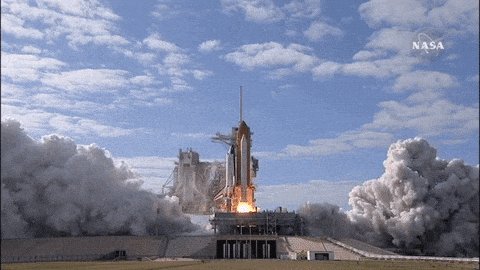 space rocket GIF