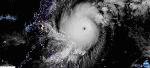 Typhoon Goni GIF