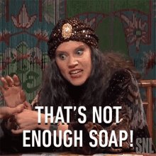 Thats Not Enough Soap Saturday Night GIF