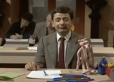 Mr Bean Crying GIF