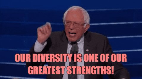 Bernie Sanders Diversity GIF by Democratic National Conventi