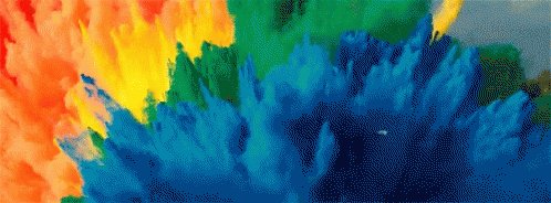 Color Explosion Rainbow GIF