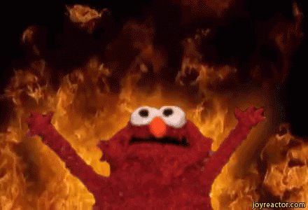 Elmo Burning GIF