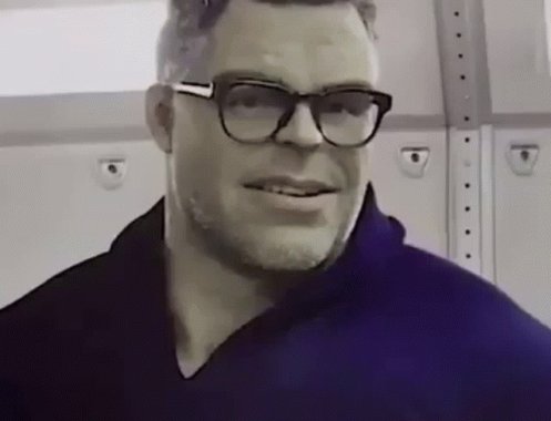 Professor Hulk Glasses GIF