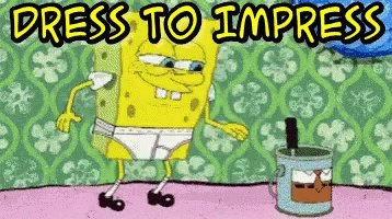 Dress To Impress Spongebob GIF