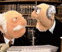 Muppet Statler GIF