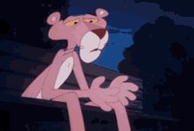 Pink Panther Chill GIF