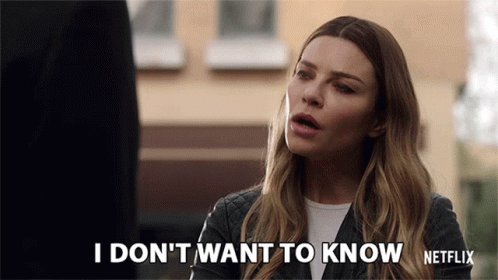 IDont Want To Know Lauren German GIF