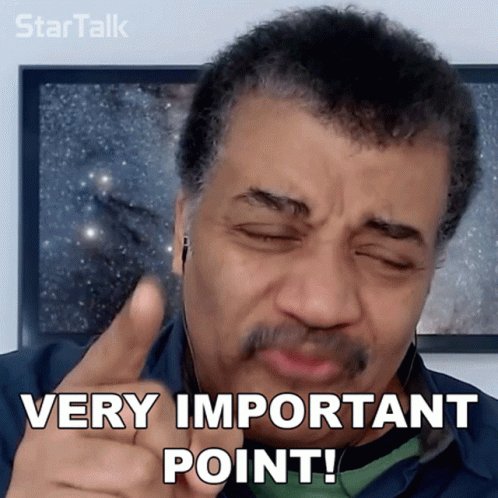 Very Important Point Neil Degrasse Tyson GIF
