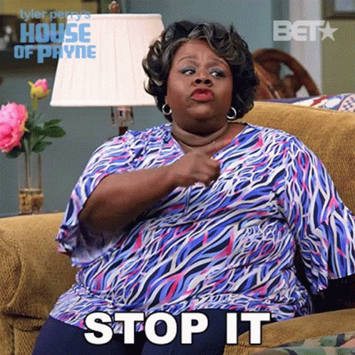 Stop It Cassi Davis GIF