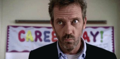 Dr House Shifty Eyes GIF