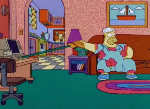 Homer Simpson Work GIF