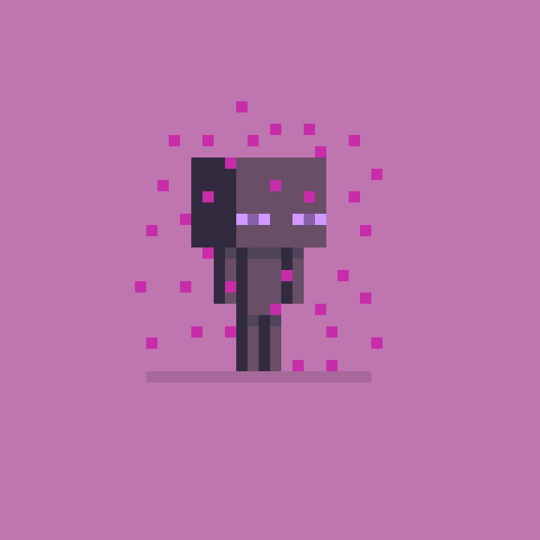 Enderman Pixel Art