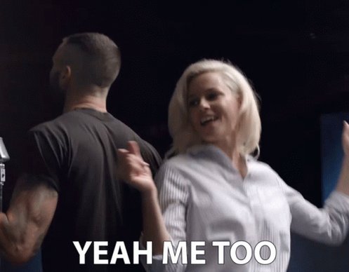Yeah Me Too Same GIF