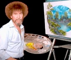 Happy heavenly birthday to the one, the only Mr Bob Ross. 