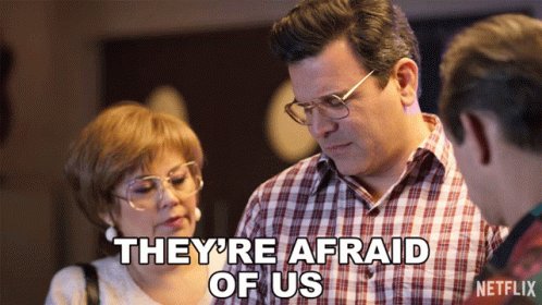 Theyre Afraid Of Us Abraham Quintanilla GIF