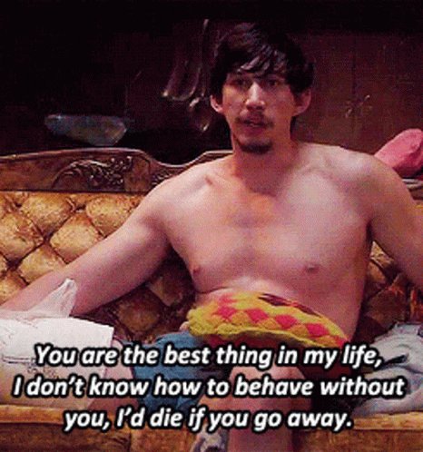 Happy birthday to my amazing friend, Gift her all the Adam Driver gifs. 