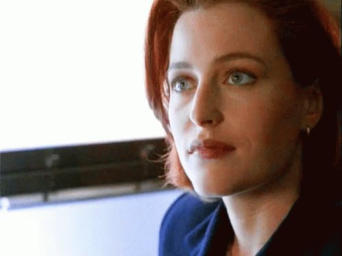 Scully XFiles GIF