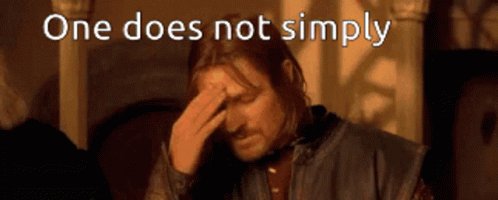 One Does Not Simply Facepalm GIF