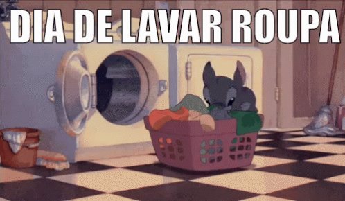 LavarRoupa Lavanderia Faxina GIF