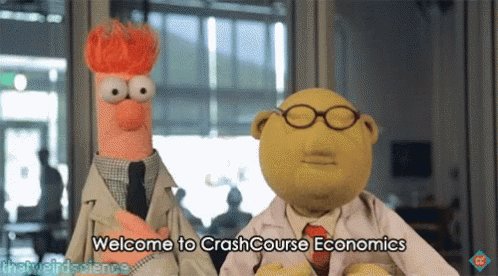 Beaker Crash Course Economics GIF