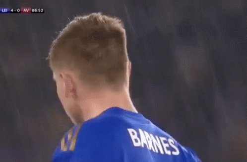 Harvey Barnes Leicester Starboy GIF